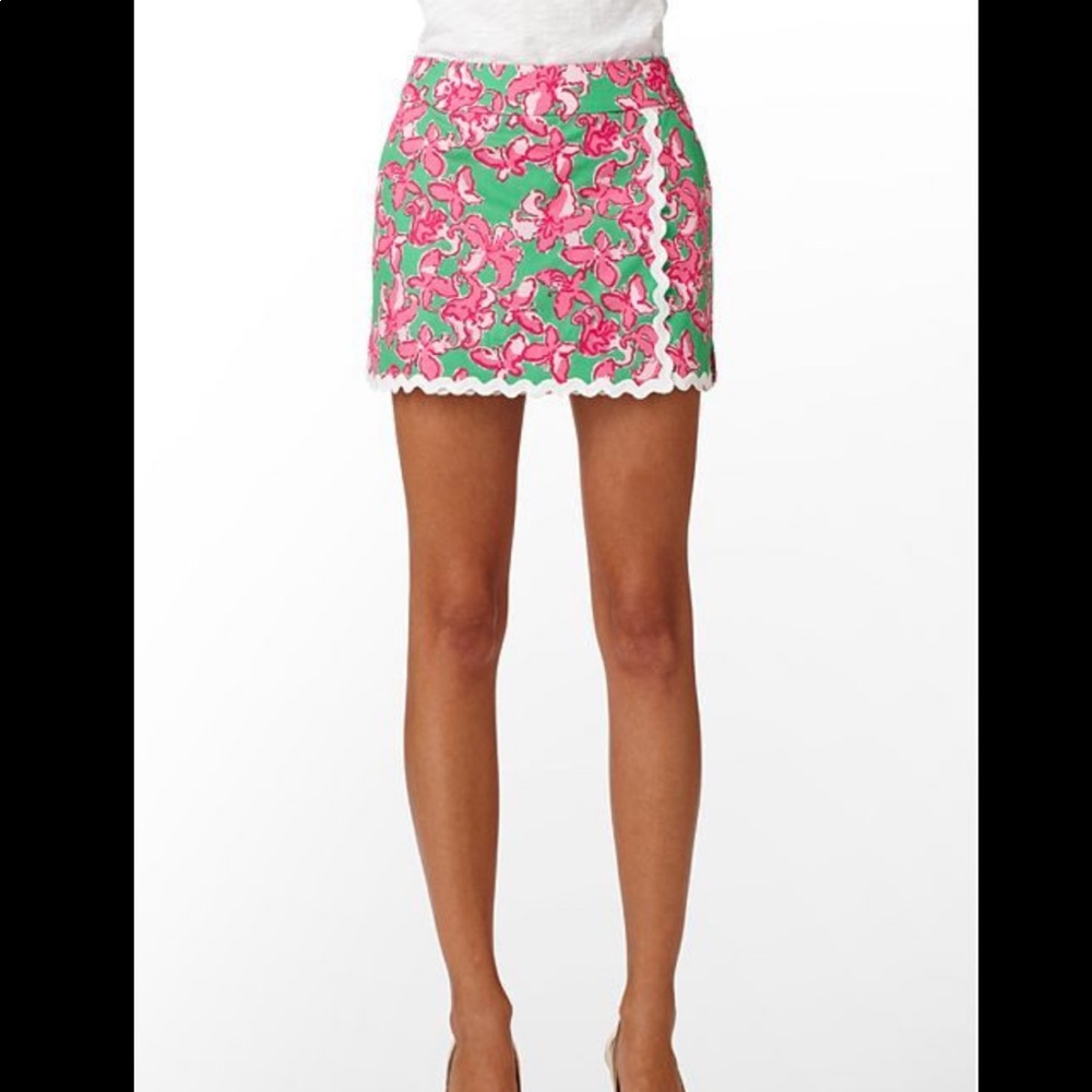 LILLY PULITZER All a Flutter Jarvey Skirt Skort 2